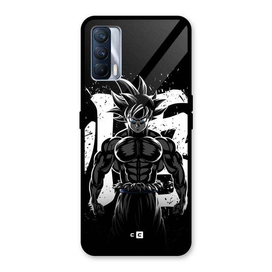 Goku Unleashed Power Glass Back Case for Realme X7