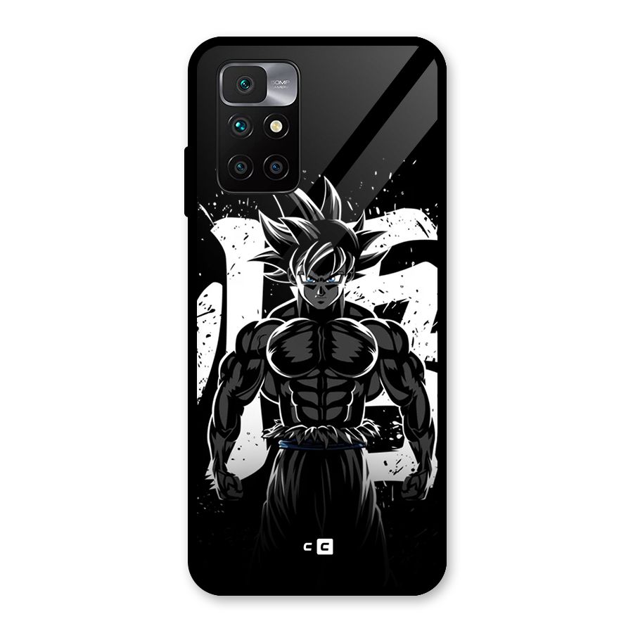 Goku Unleashed Power Glass Back Case for Redmi 10 Prime
