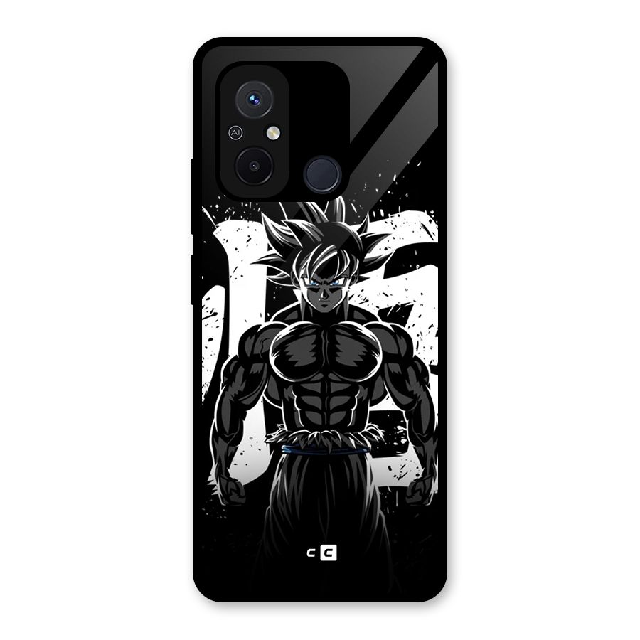 Goku Unleashed Power Glass Back Case for Redmi 12C