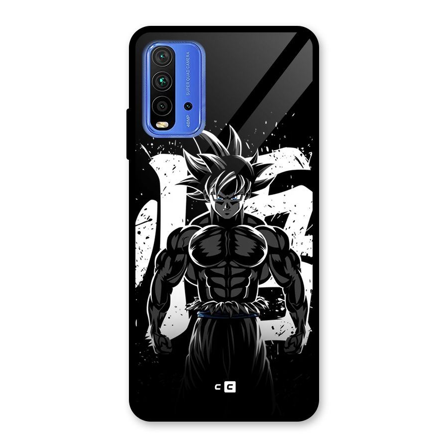 Goku Unleashed Power Glass Back Case for Redmi 9 Power