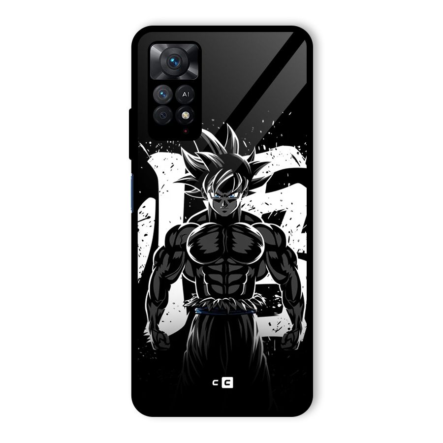 Goku Unleashed Power Glass Back Case for Redmi Note 11 Pro