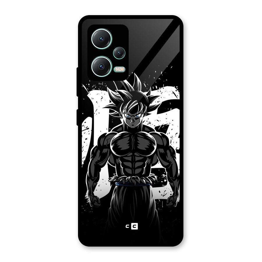 Goku Unleashed Power Glass Back Case for Redmi Note 12 5G