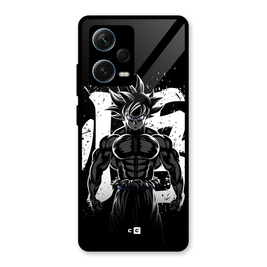 Goku Unleashed Power Glass Back Case for Redmi Note 12 Pro Plus 5G