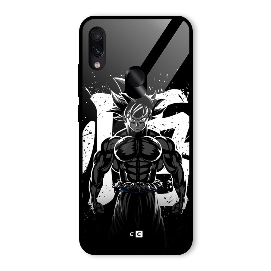 Goku Unleashed Power Glass Back Case for Redmi Note 7 Pro