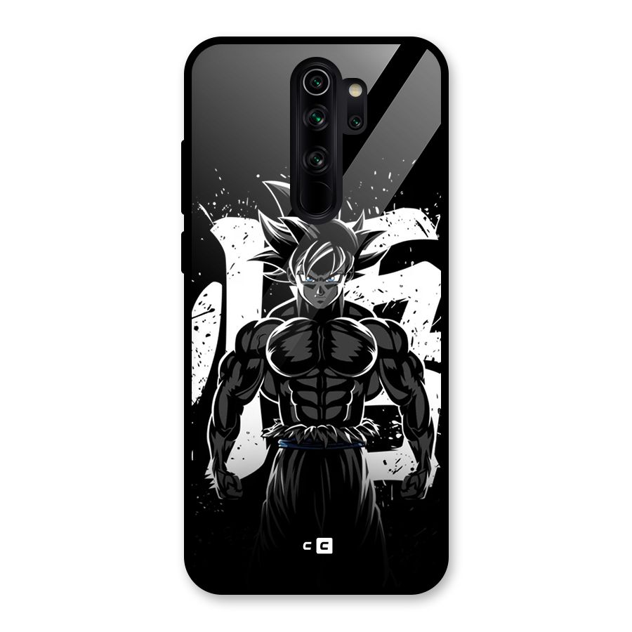 Goku Unleashed Power Glass Back Case for Redmi Note 8 Pro