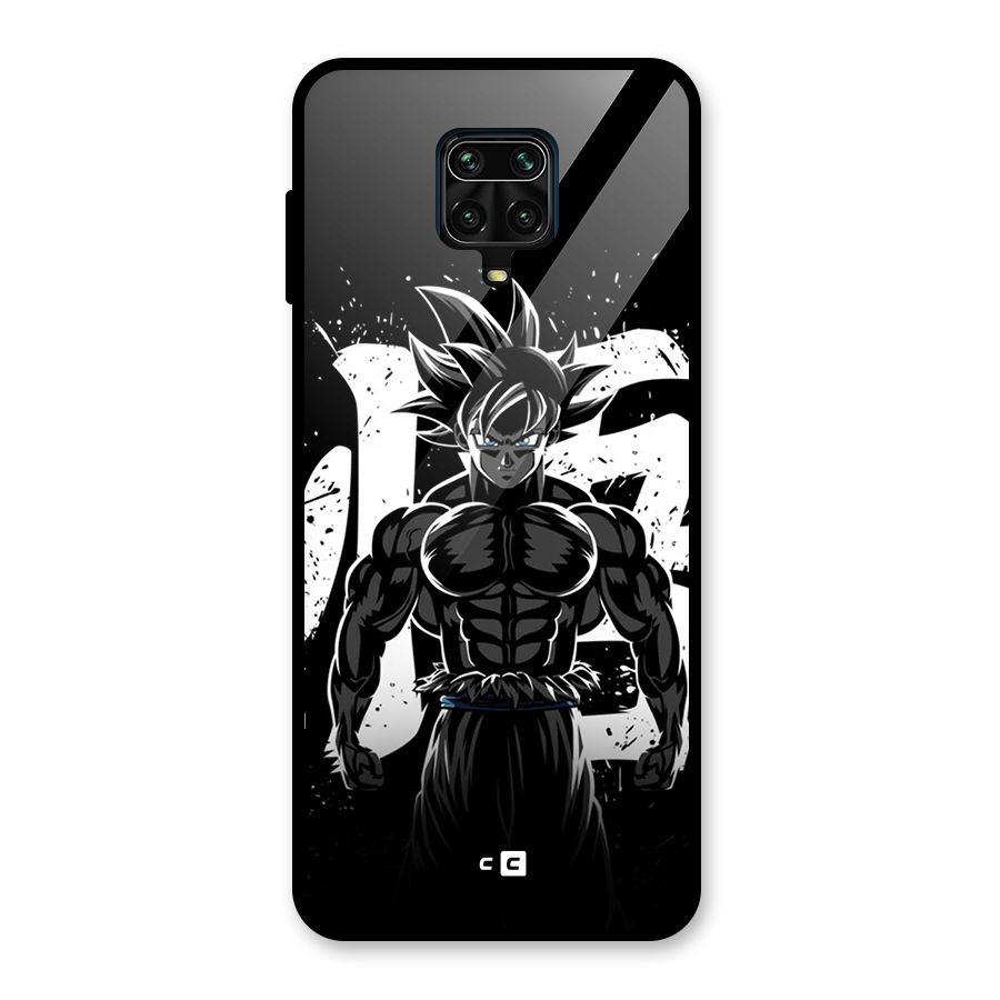 Goku Unleashed Power Glass Back Case for Redmi Note 9 Pro