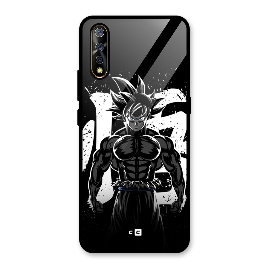 Goku Unleashed Power Glass Back Case for Vivo S1