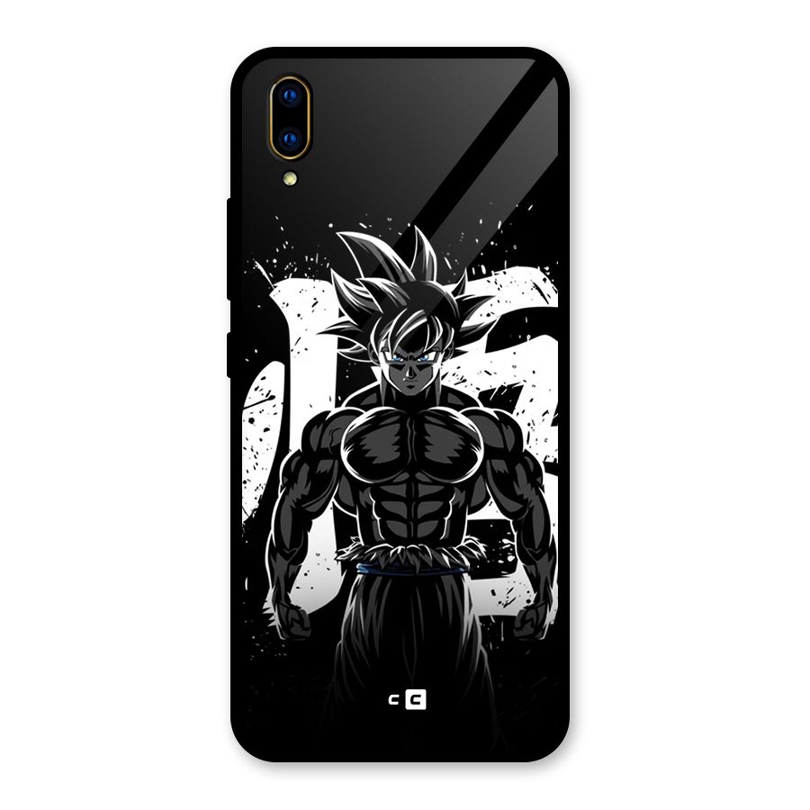 Goku Unleashed Power Glass Back Case for Vivo V11 Pro