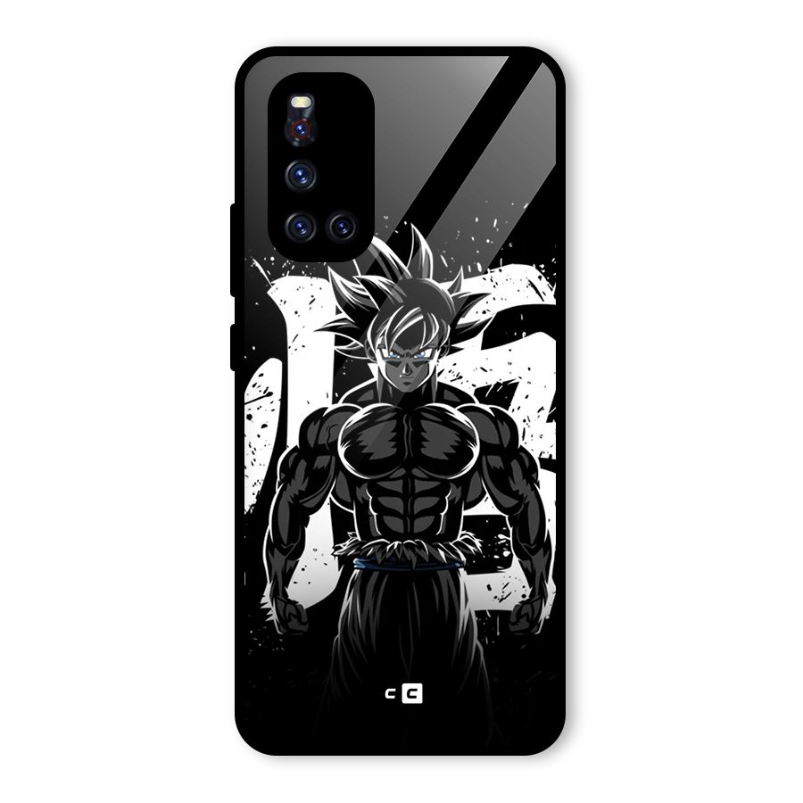 Goku Unleashed Power Glass Back Case for Vivo V19
