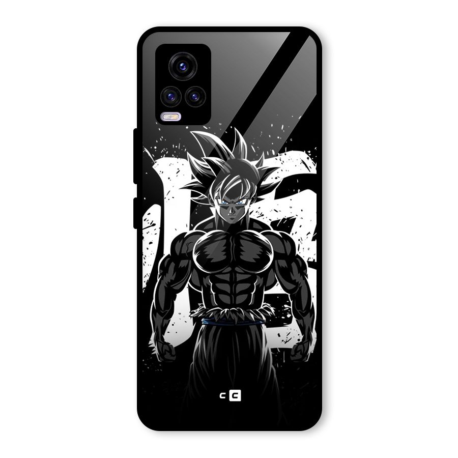 Goku Unleashed Power Glass Back Case for Vivo V20