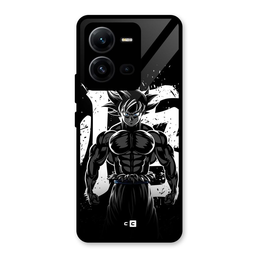 Goku Unleashed Power Glass Back Case for Vivo V25