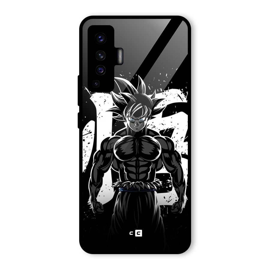 Goku Unleashed Power Glass Back Case for Vivo X50