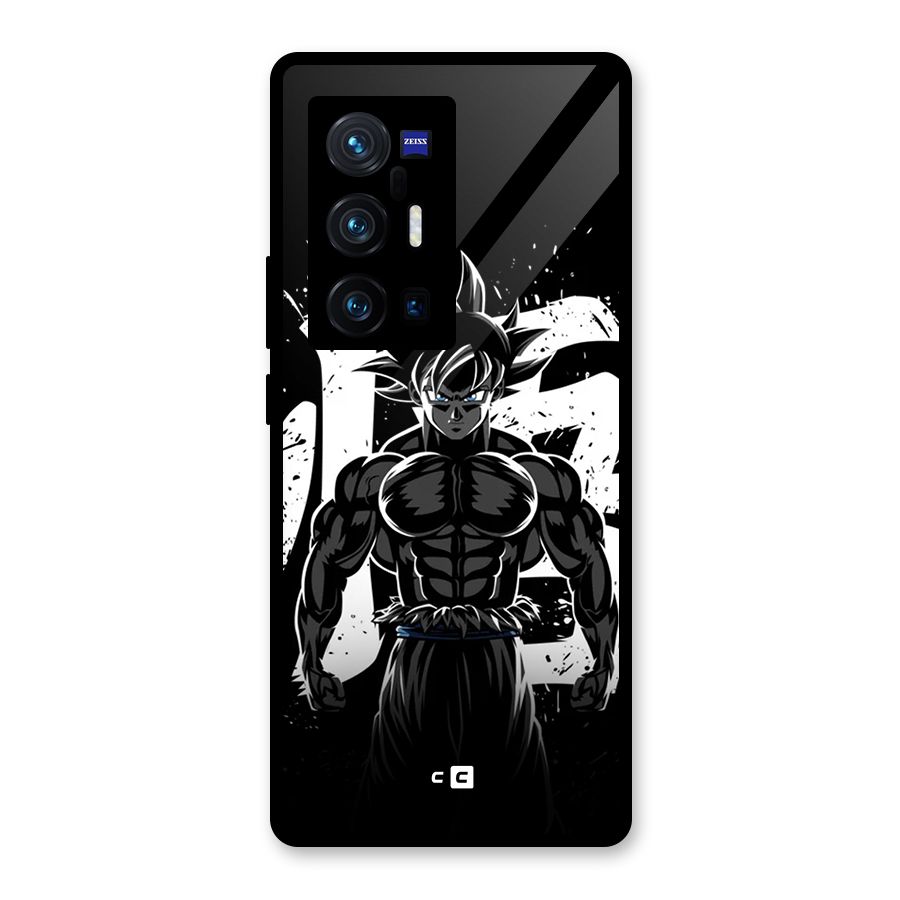 Goku Unleashed Power Glass Back Case for Vivo X70 Pro Plus