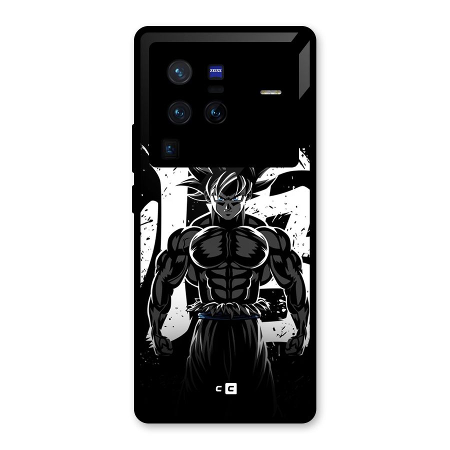 Goku Unleashed Power Glass Back Case for Vivo X80 Pro