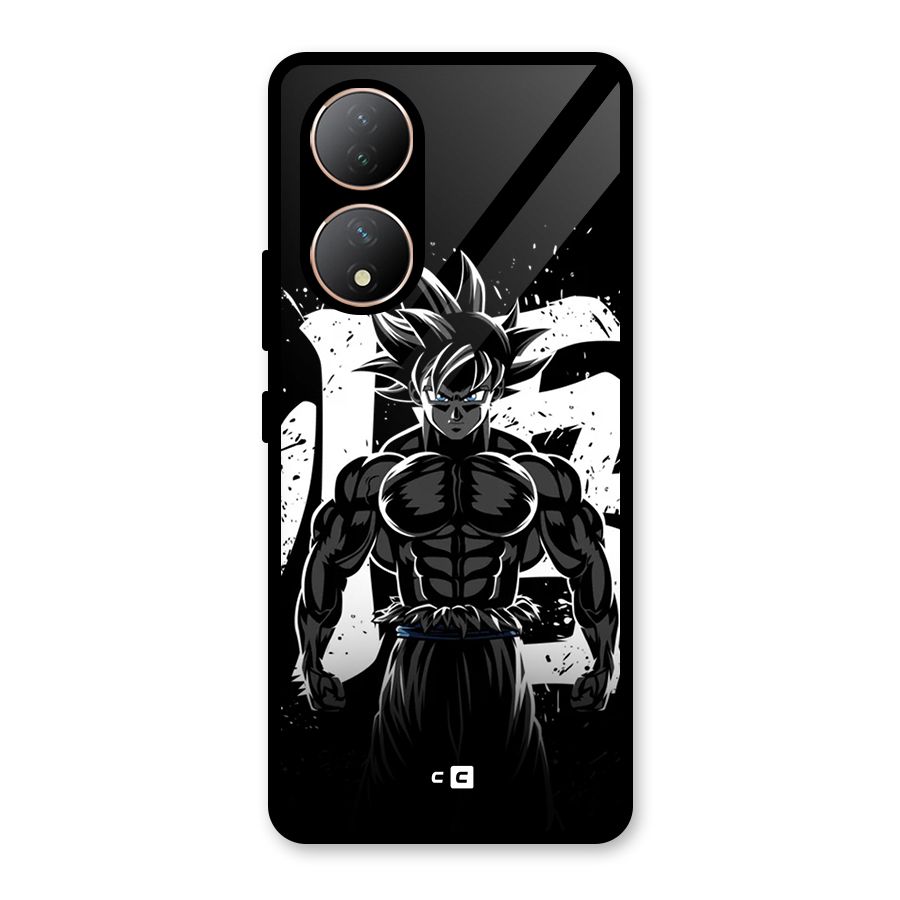 Goku Unleashed Power Glass Back Case for Vivo Y100