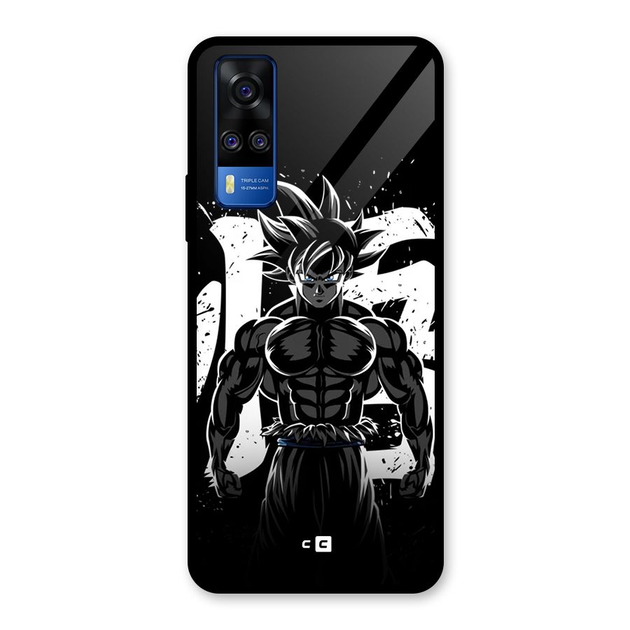 Goku Unleashed Power Glass Back Case for Vivo Y31