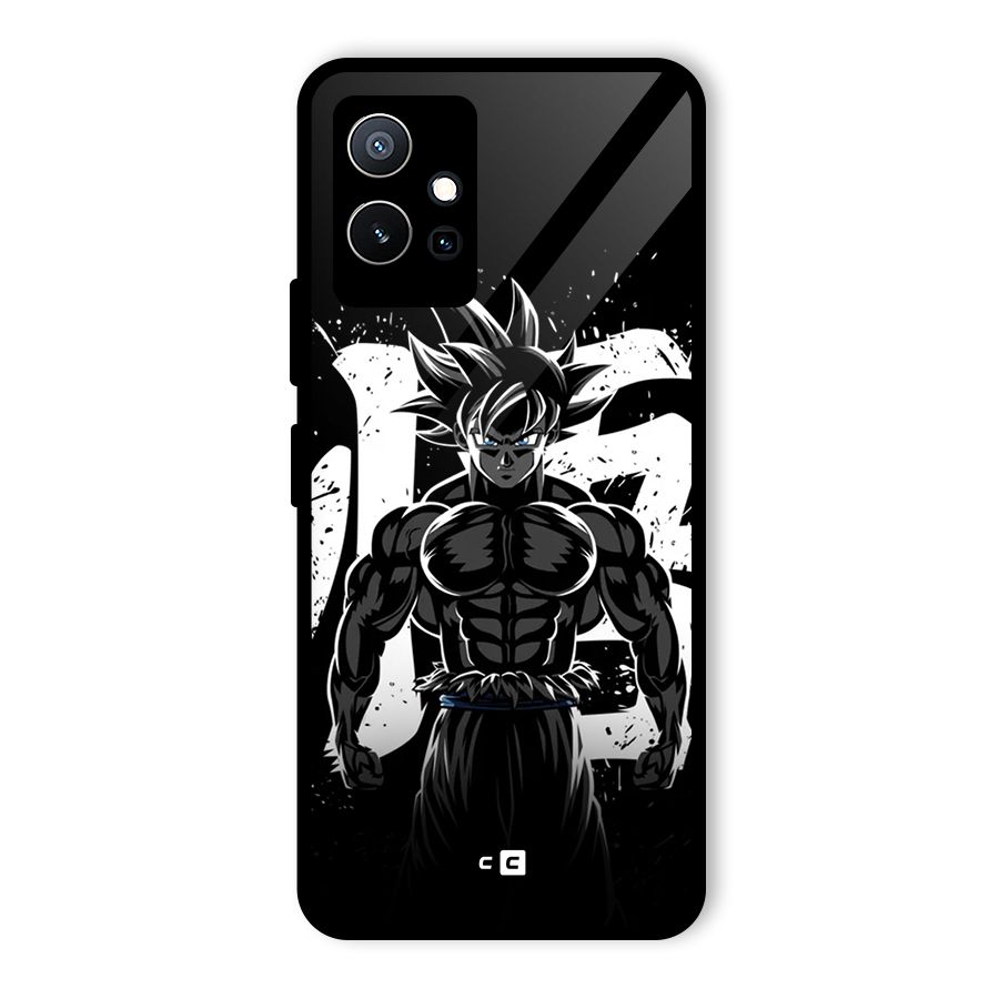 Goku Unleashed Power Glass Back Case for Vivo Y75 5G