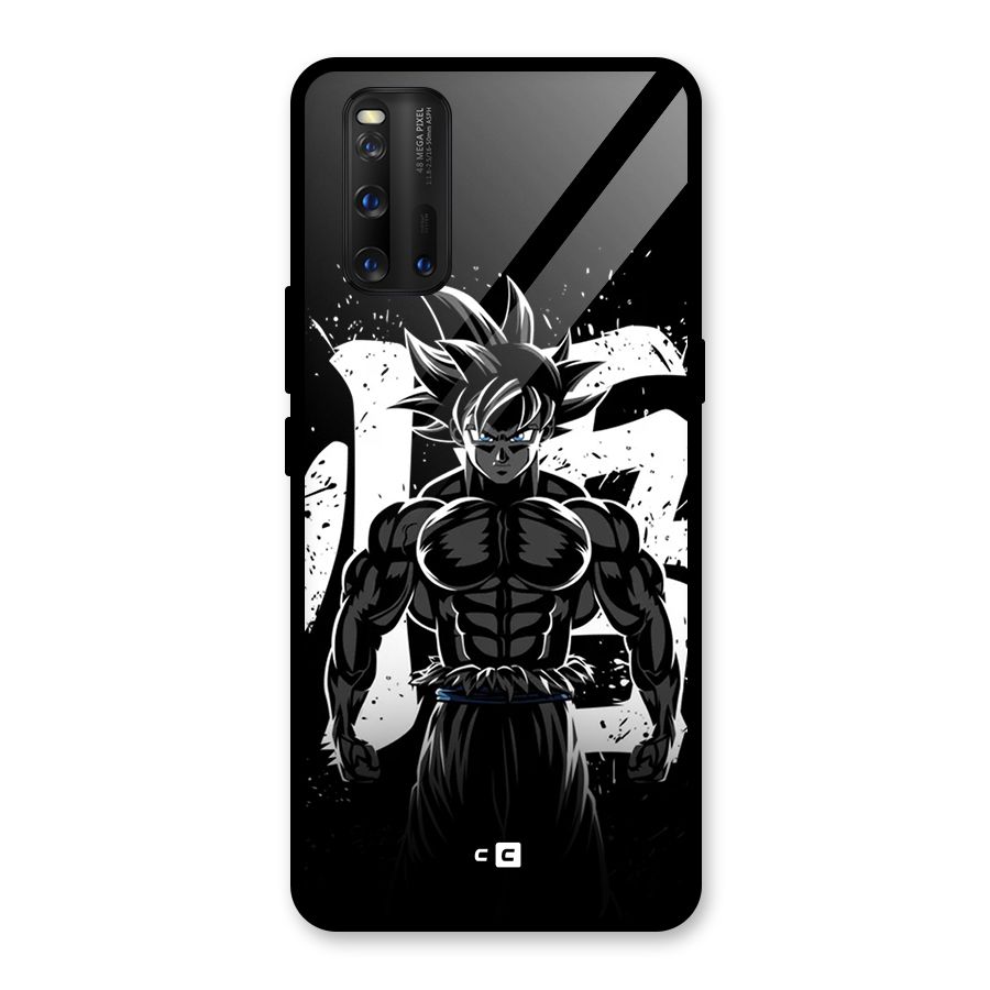 Goku Unleashed Power Glass Back Case for Vivo iQOO 3