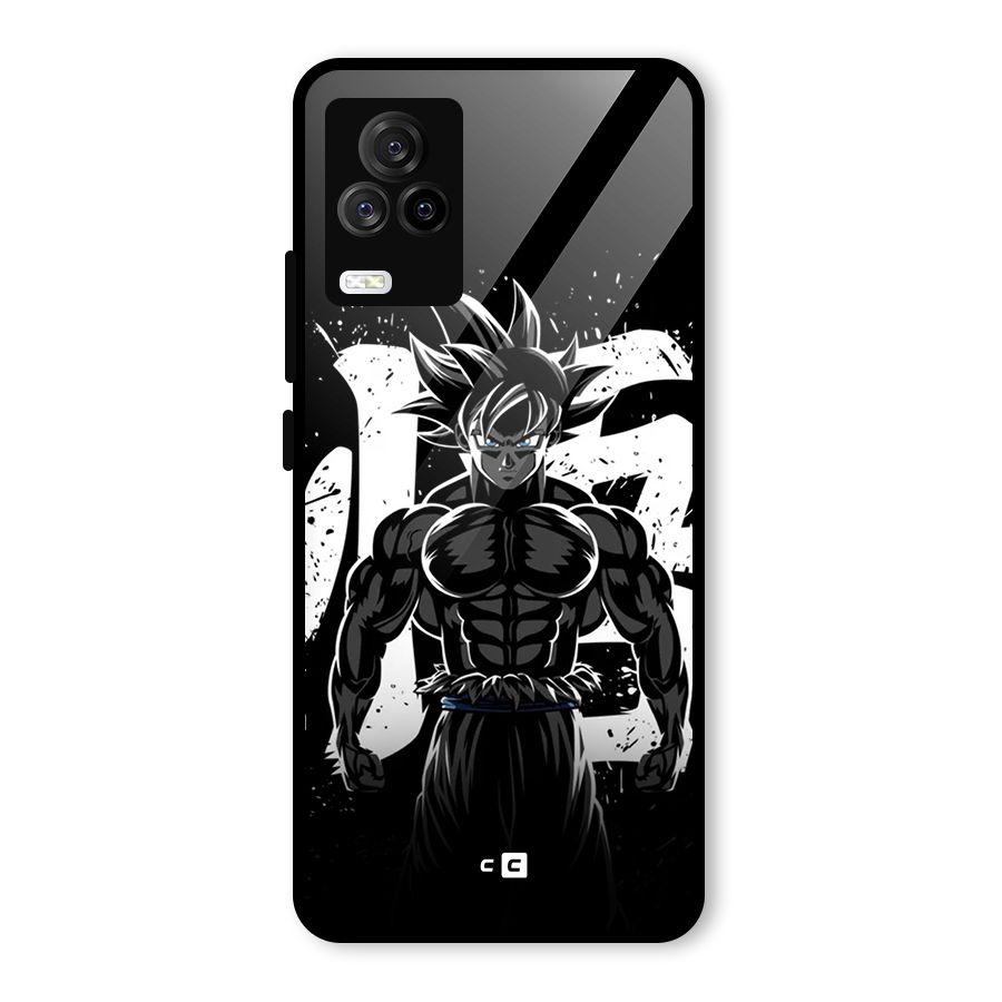 Goku Unleashed Power Glass Back Case for Vivo iQOO 7 Legend 5G