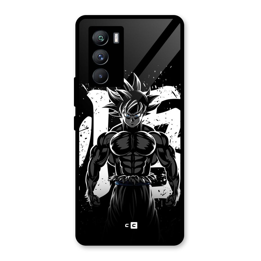 Goku Unleashed Power Glass Back Case for Vivo iQOO 9 SE