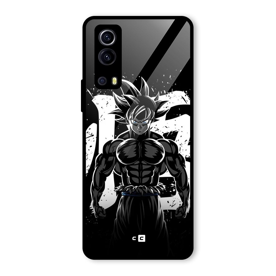Goku Unleashed Power Glass Back Case for Vivo iQOO Z3