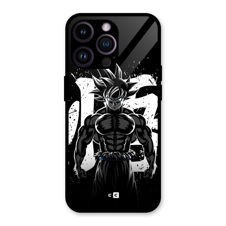 Goku Unleashed Power Glass Back Case for iPhone 14 Pro Max