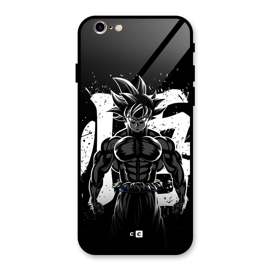 Goku Unleashed Power Glass Back Case for iPhone 6 6S