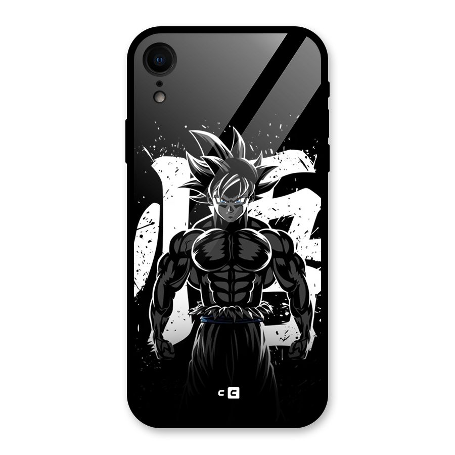 Goku Unleashed Power Glass Back Case for iPhone XR