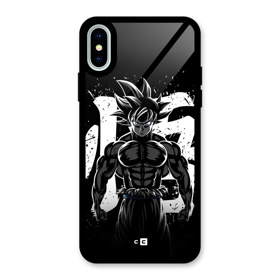 Goku Unleashed Power Glass Back Case for iPhone XS