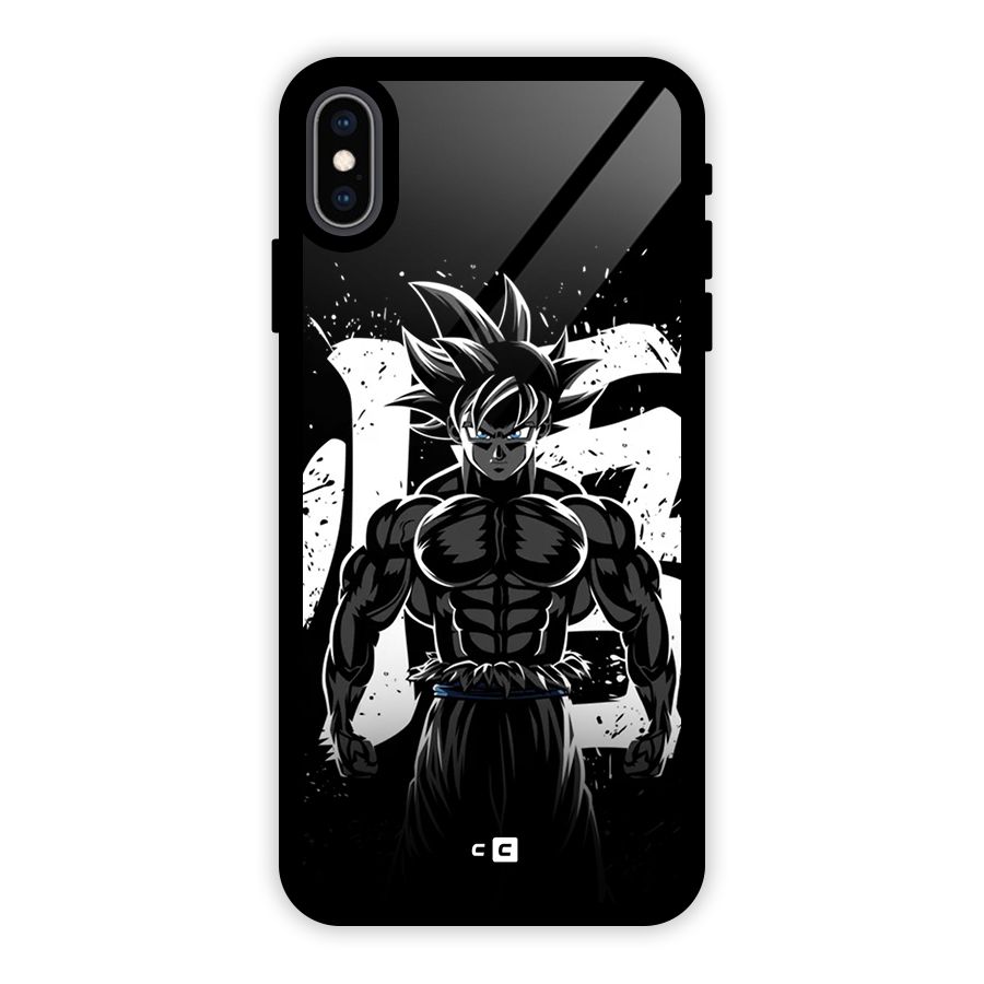 Goku Unleashed Power Glass Back Case for iPhone XS Max