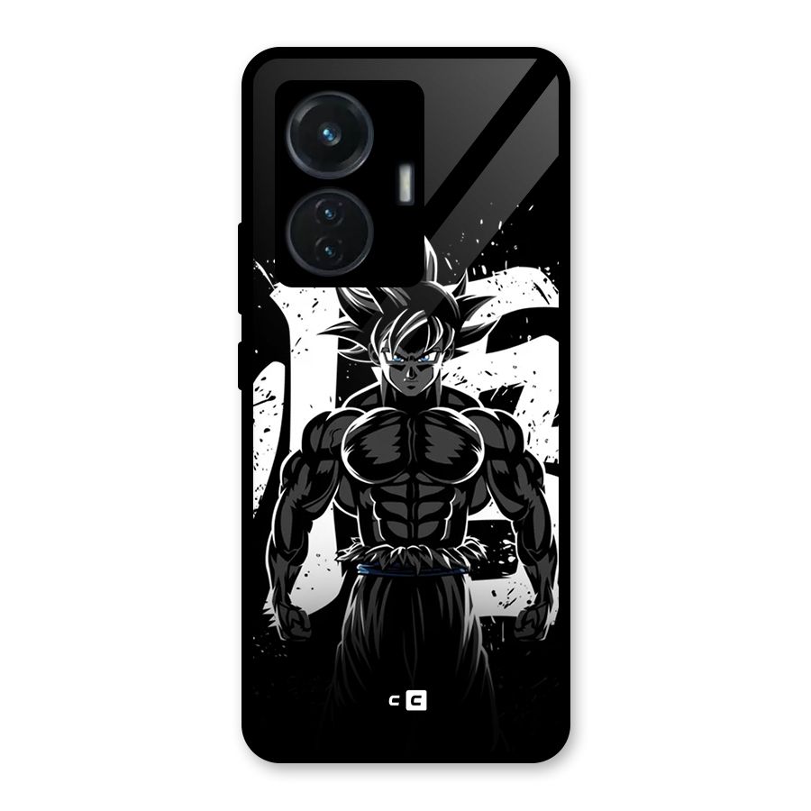 Goku Unleashed Power Glass Back Case for iQOO Z6 44W