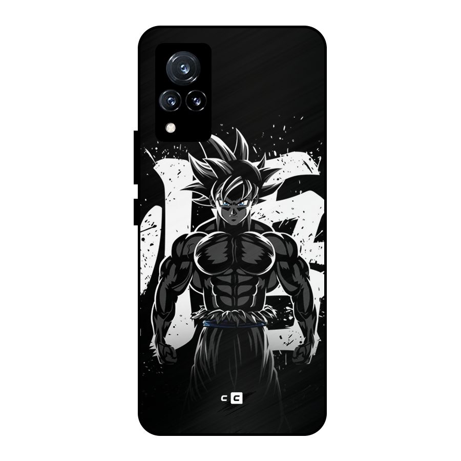 Goku Unleashed Power Metal Back Case for Vivo V21 5G