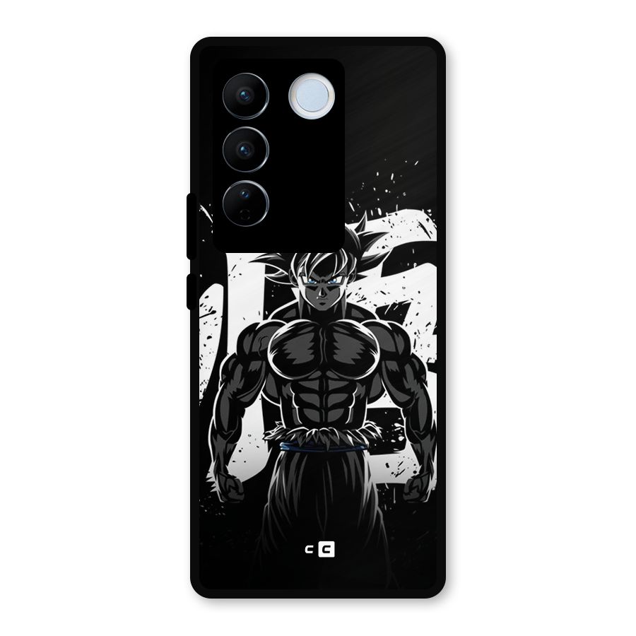 Goku Unleashed Power Metal Back Case for Vivo V27
