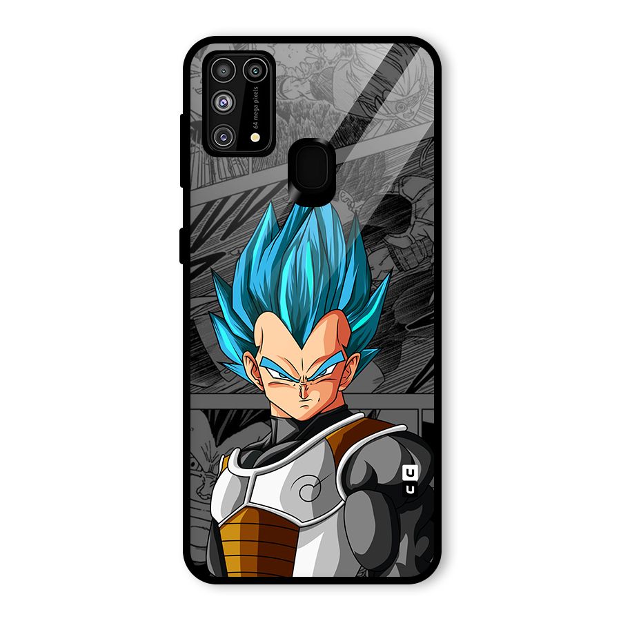 Goku Vegeta Art Glass Back Case for Galaxy M31