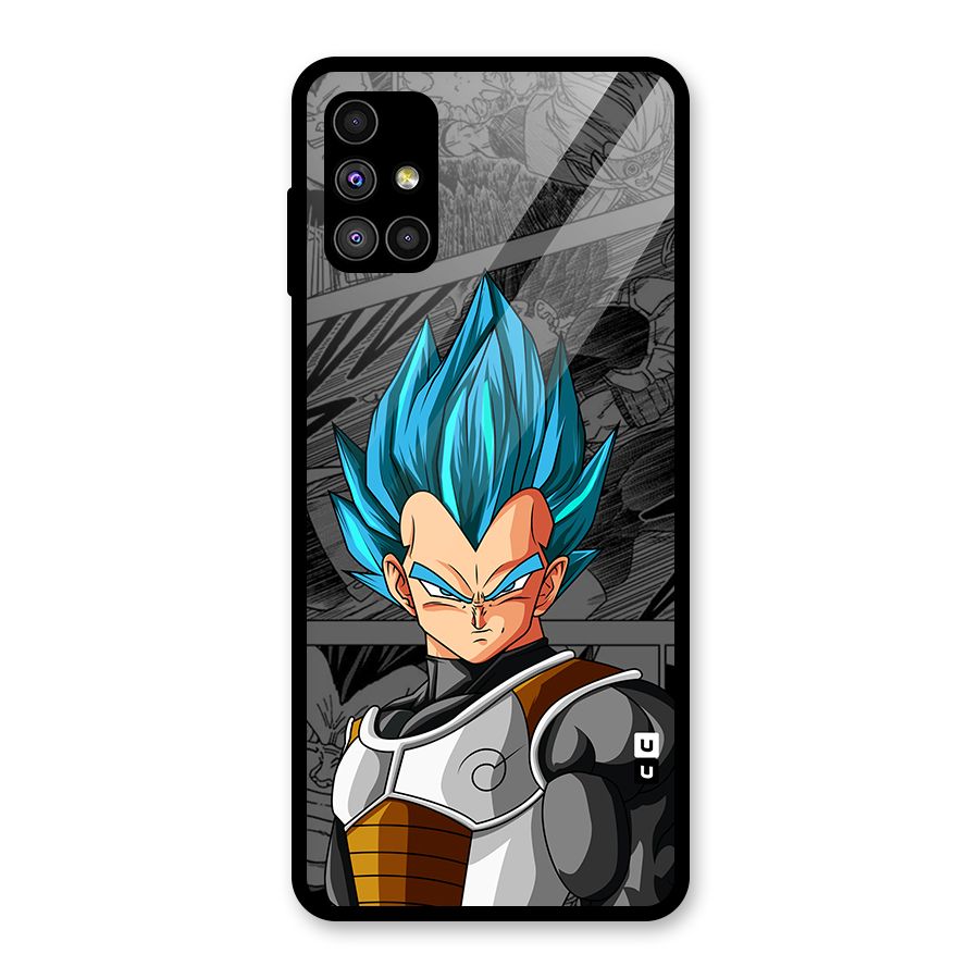Goku Vegeta Art Glass Back Case for Galaxy M51