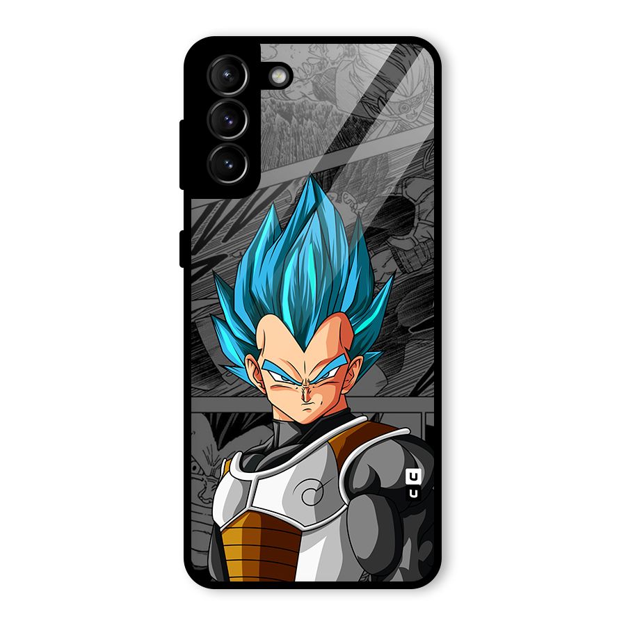 Goku Vegeta Art Glass Back Case for Galaxy S21 Plus