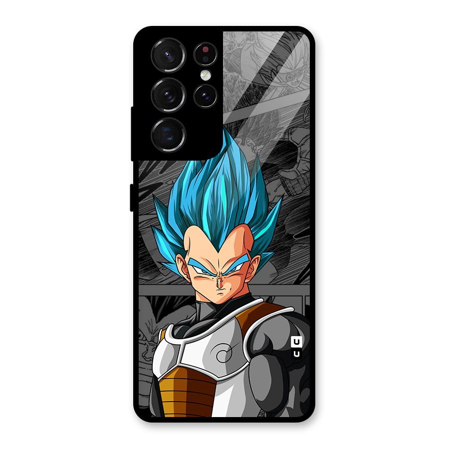Goku Vegeta Art Glass Back Case for Galaxy S21 Ultra 5G