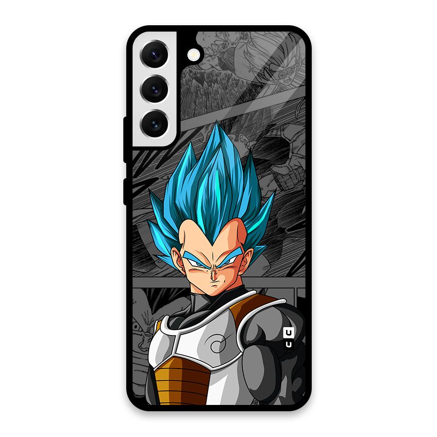 Goku Vegeta Art Glass Back Case for Galaxy S22 Plus 5G