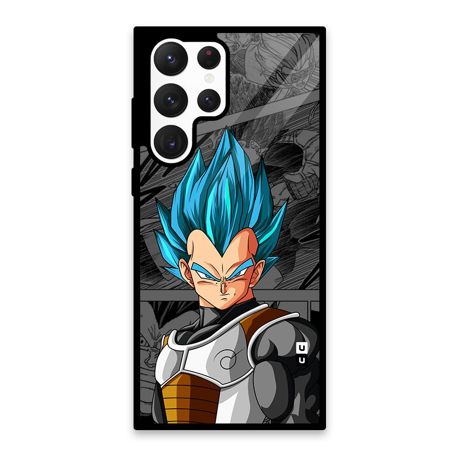Goku Vegeta Art Glass Back Case for Galaxy S22 Ultra 5G
