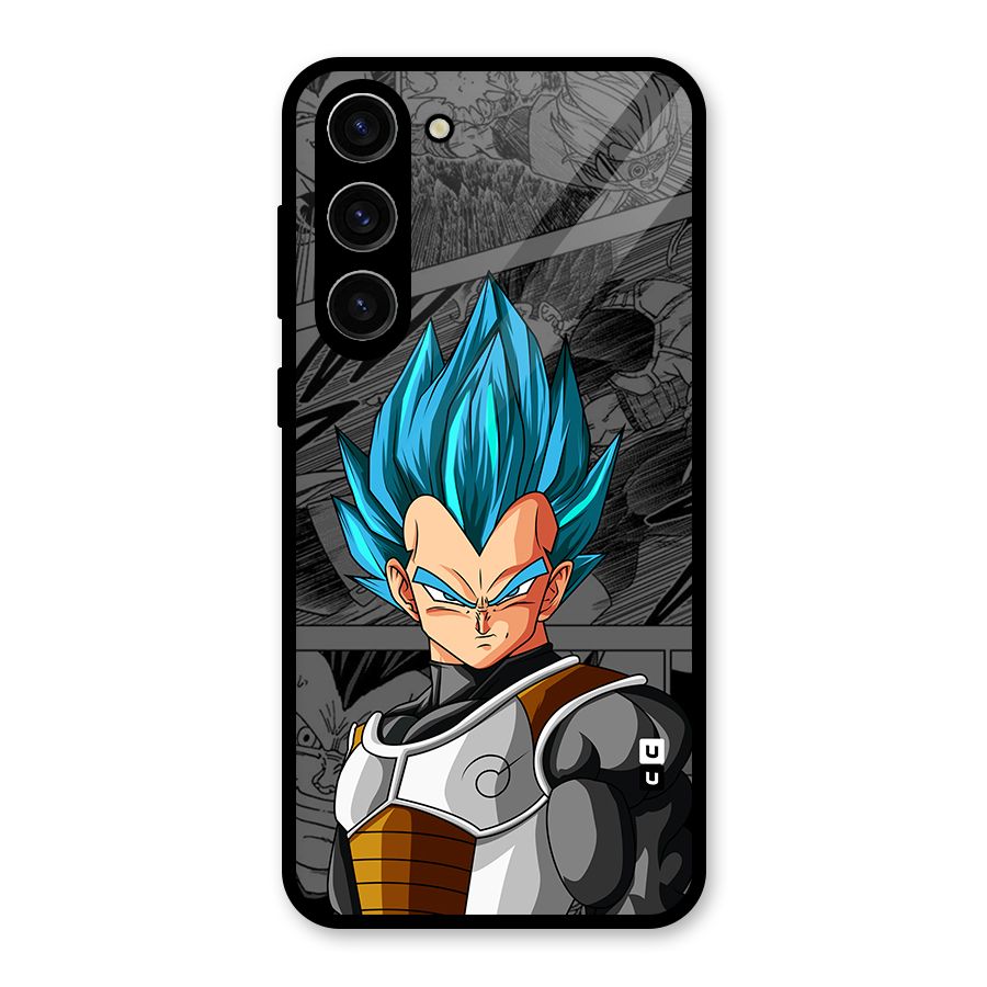 Goku Vegeta Art Glass Back Case for Galaxy S23 Plus