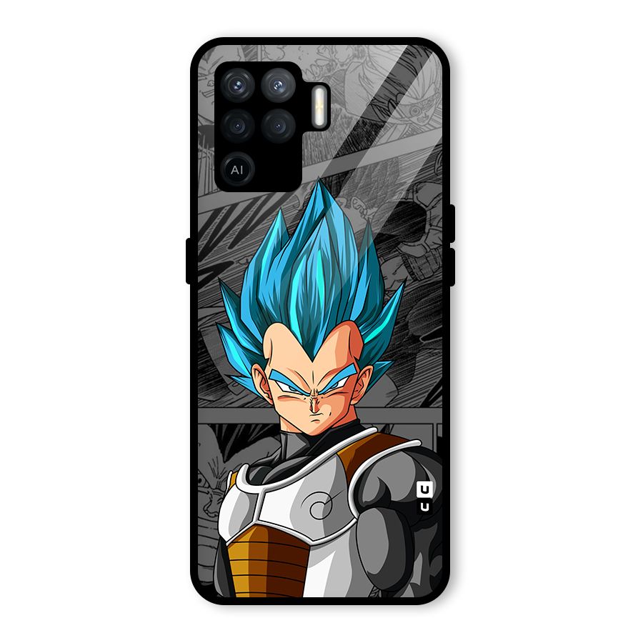 Goku Vegeta Art Glass Back Case for Oppo F19 Pro