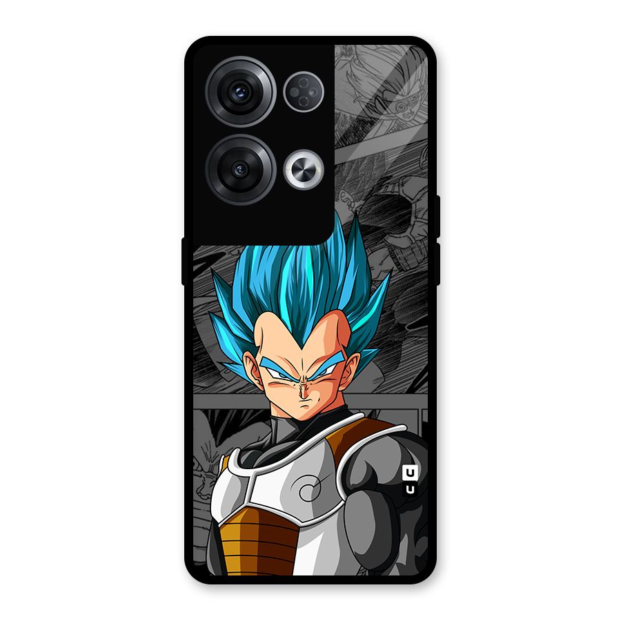 Goku Vegeta Art Glass Back Case for Oppo Reno8 Pro 5G