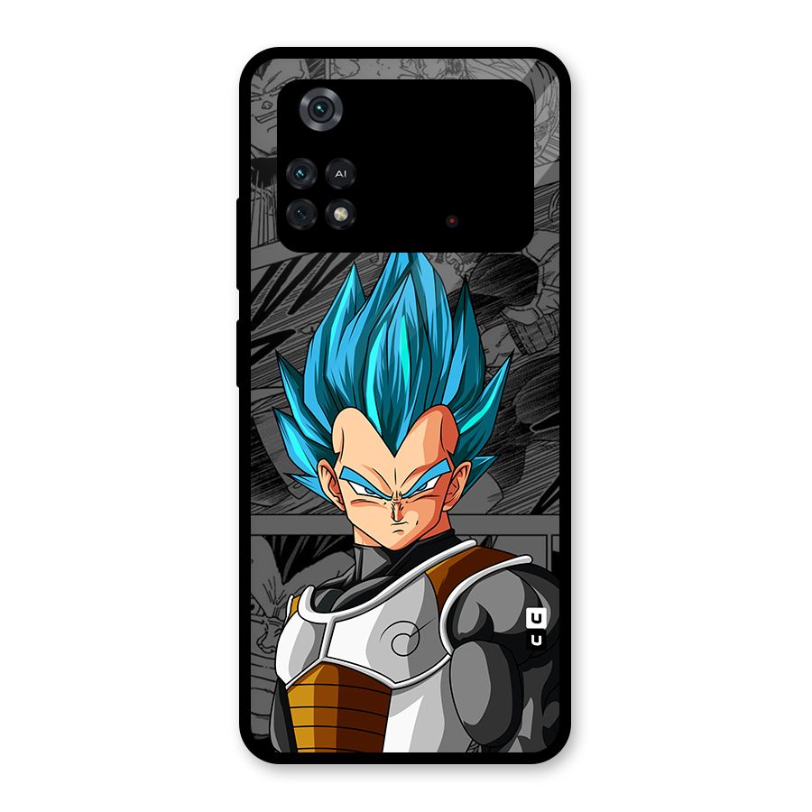 Goku Vegeta Art Glass Back Case for Poco M4 Pro 4G