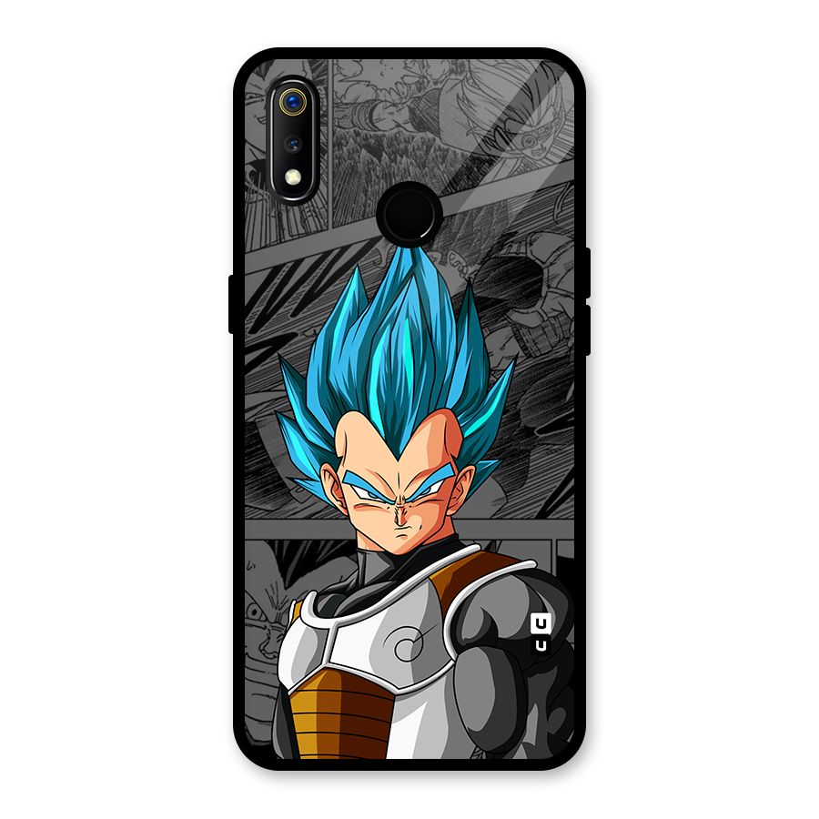 Goku Vegeta Art Glass Back Case for Realme 3i