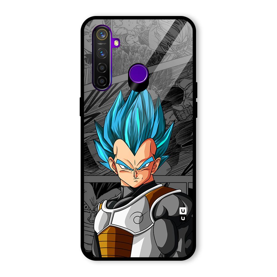 Goku Vegeta Art Glass Back Case for Realme 5 Pro