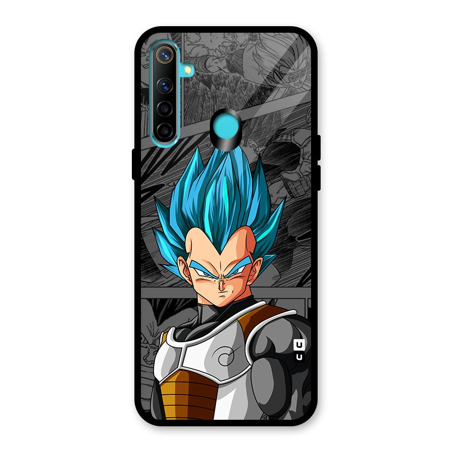 Goku Vegeta Art Glass Back Case for Realme 5i