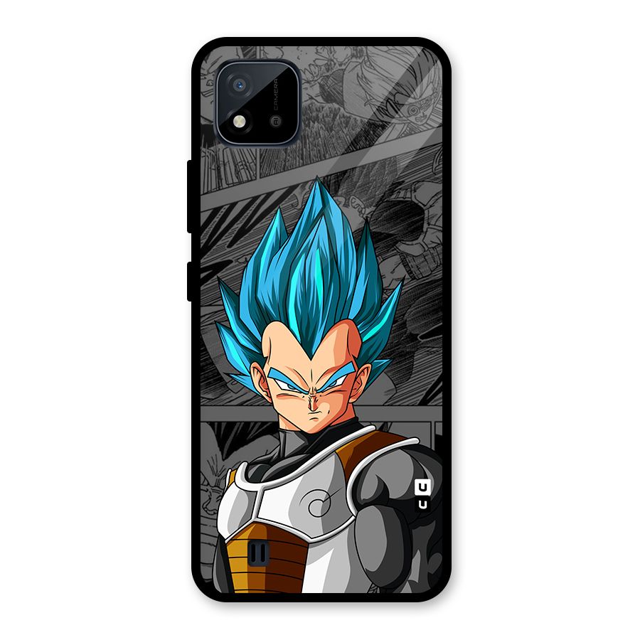 Goku Vegeta Art Glass Back Case for Realme C11 2021