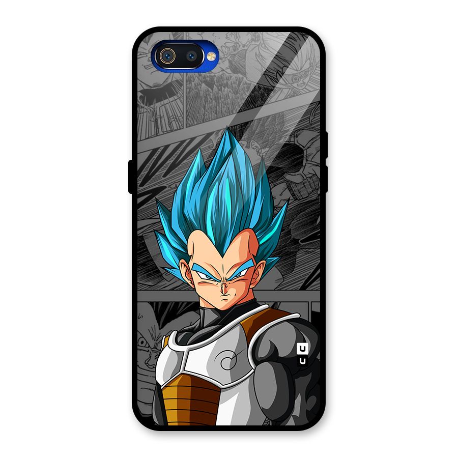 Goku Vegeta Art Glass Back Case for Realme C2