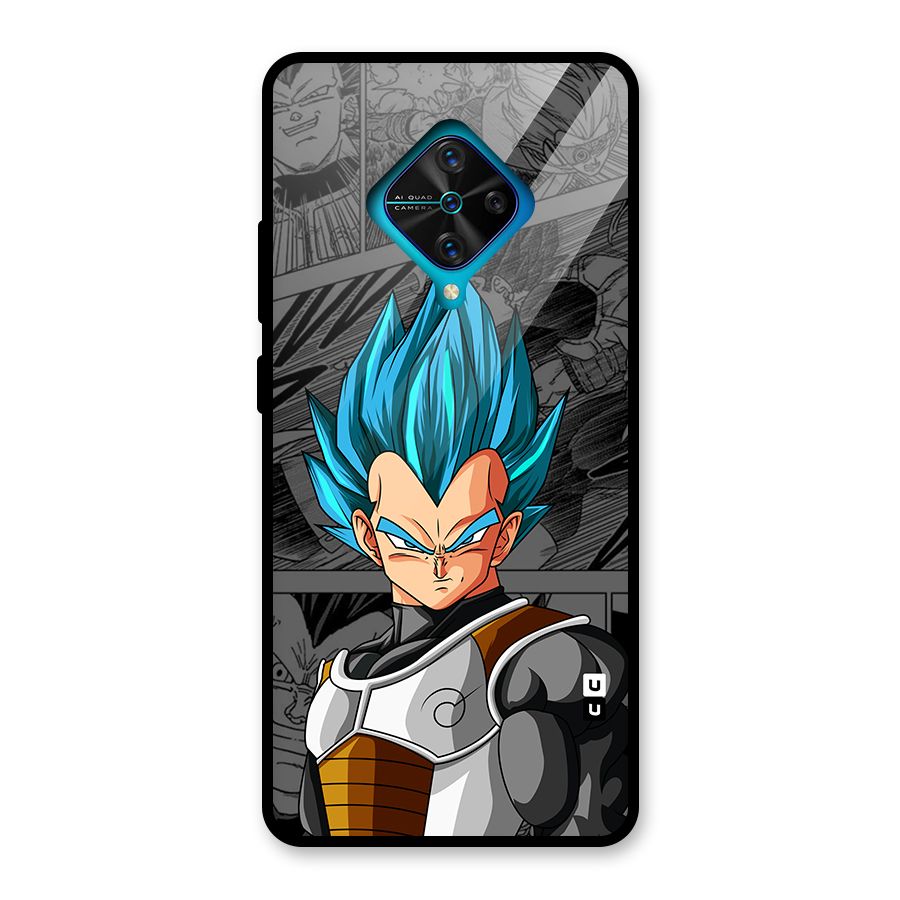 Goku Vegeta Art Glass Back Case for Vivo S1 Pro
