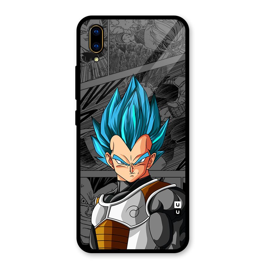 Goku Vegeta Art Glass Back Case for Vivo V11 Pro
